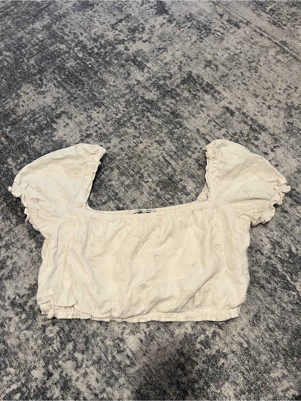 Cropped Abercrombie $ Fitch Milk Maid Top